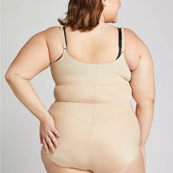 Cacique Lane Bryant Level 3 Contouring Open-Bust Bodysuit 26/28 - Picture 6 of 8